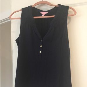 Lilly Pulitzer Essie sleeveless top- medium